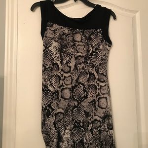 BCBG Snakeprint Dress